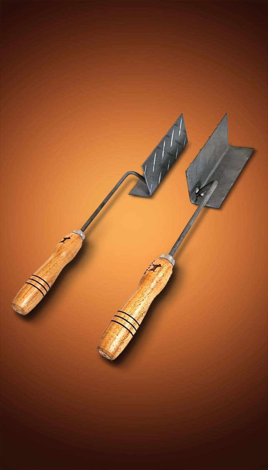 Utensílio para churrasco vertical Parimpé em aço carbono